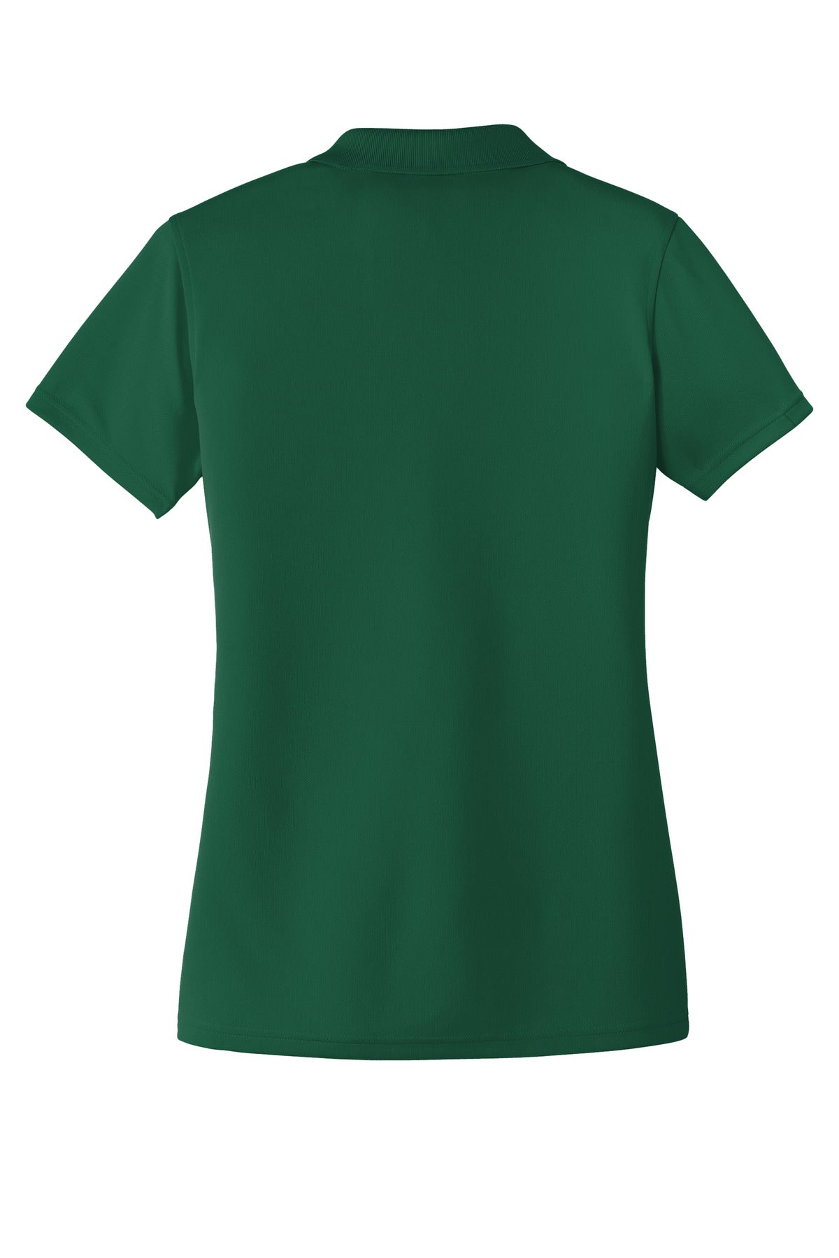 Rear View of Deep Forest Gn Port Authority Women's Dry Zone UV Micro-Mesh Polo. LK110
