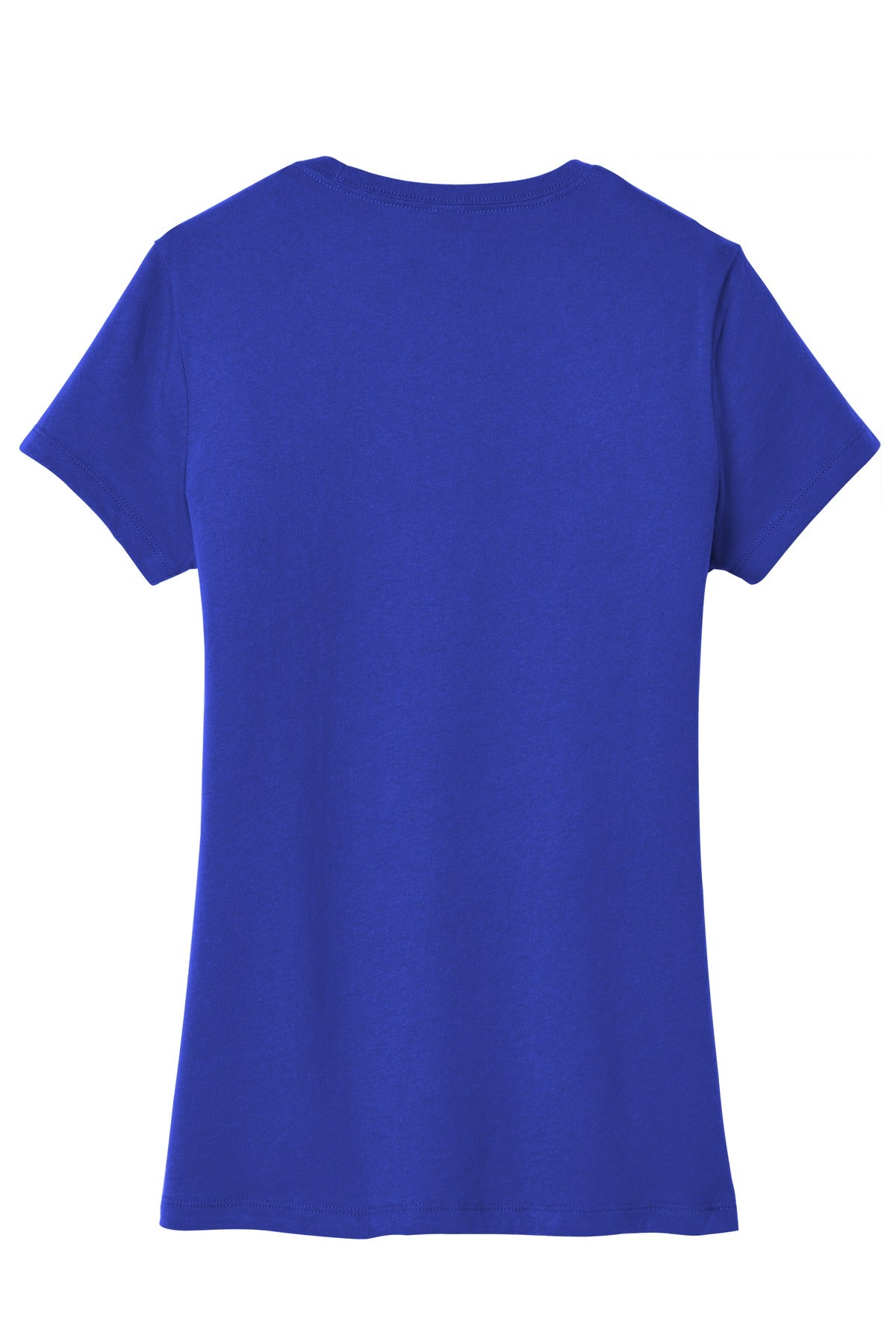 Rear View of Deep Royal District Women's Very Important Tee . DT6002