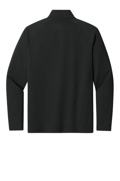 Rear View of DeepBlack Eddie Bauer Adventurer 1/4-Zip EB120