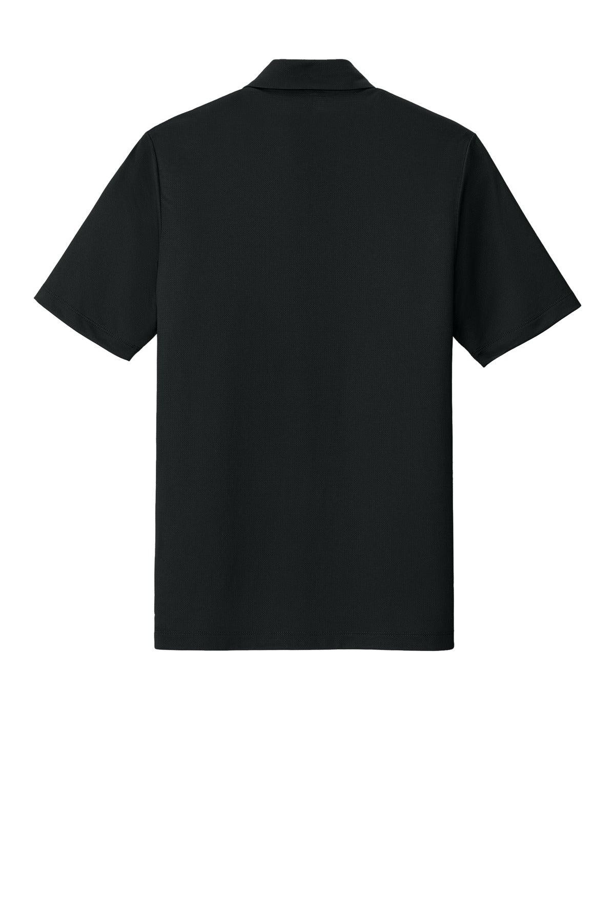 Rear View of DeepBlack Mercer+Mettle Recharge Jersey Polo MM1020