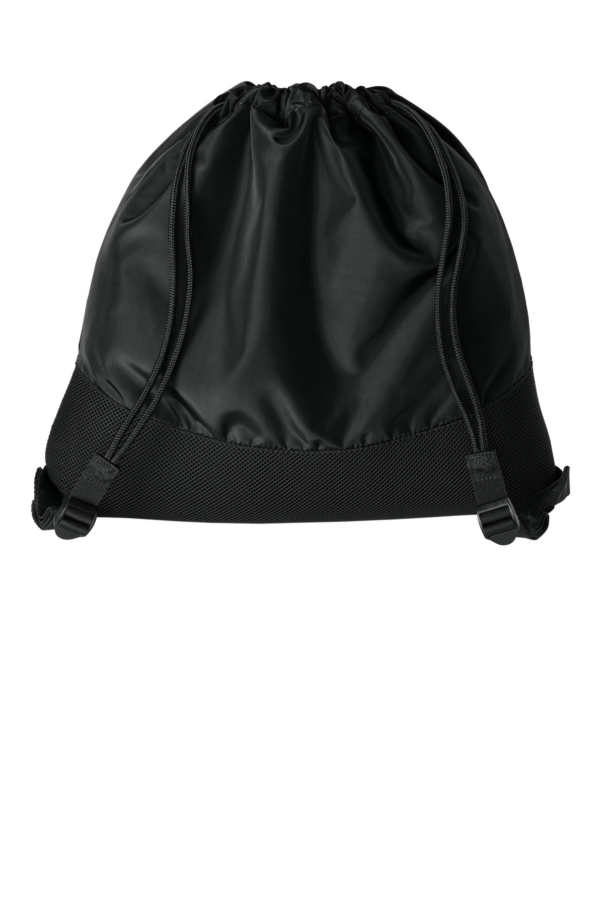 Rear View of DeepBlack Port Authority Agility Mesh Pocket Cinch BG619