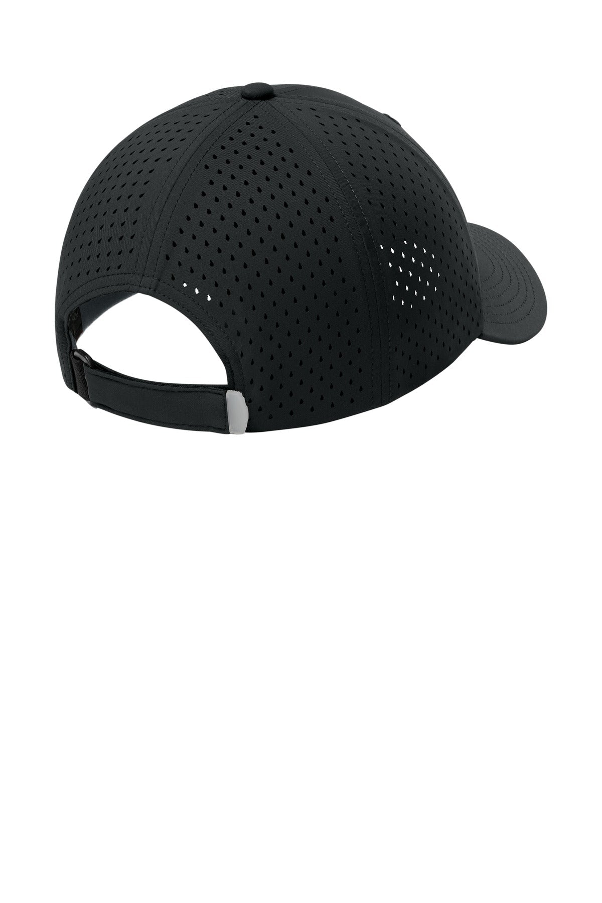 Rear View of DeepBlack Port Authority All-Day Performance UPF Perforated Cap C995