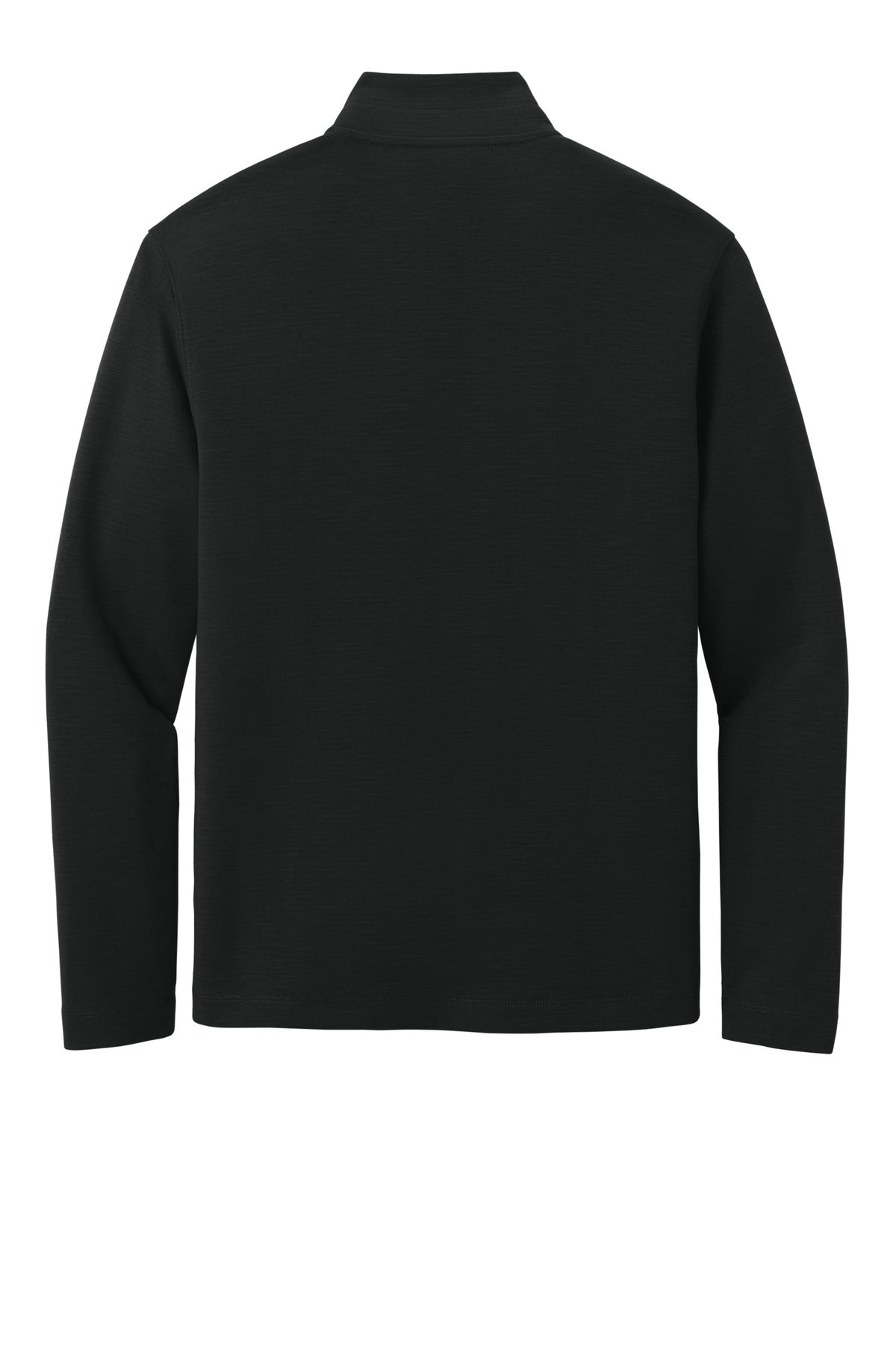 Rear View of DeepBlack Port Authority Breakwater 1/4-Zip Pullover K820