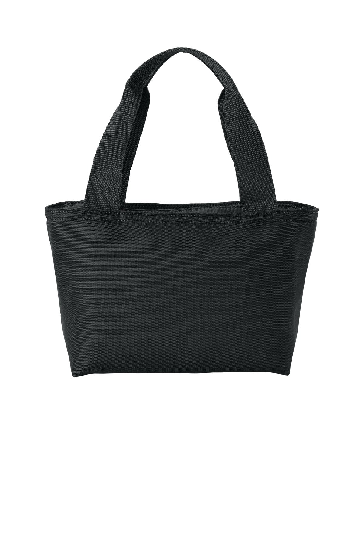 Rear View of DeepBlack Port Authority Insulated Lunch Tote BG518