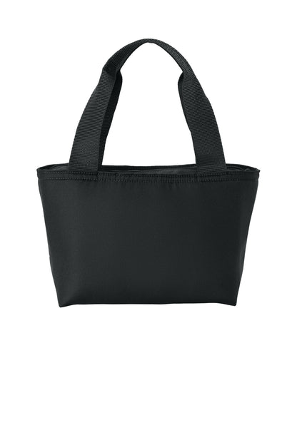 Rear View of DeepBlack Port Authority Insulated Lunch Tote BG518