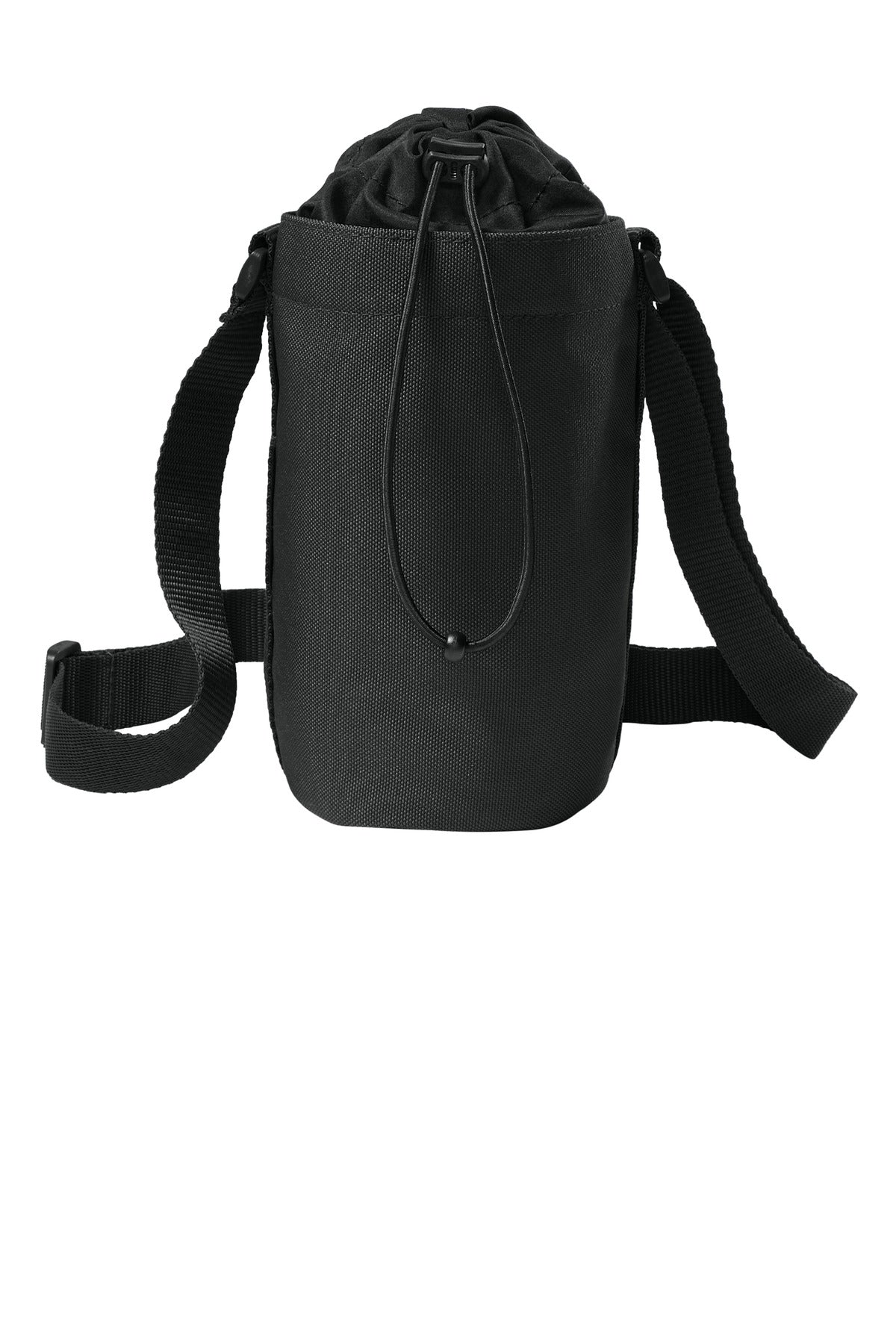Rear View of DeepBlack Port Authority Matte Oxford Hydration Crossbody BG941