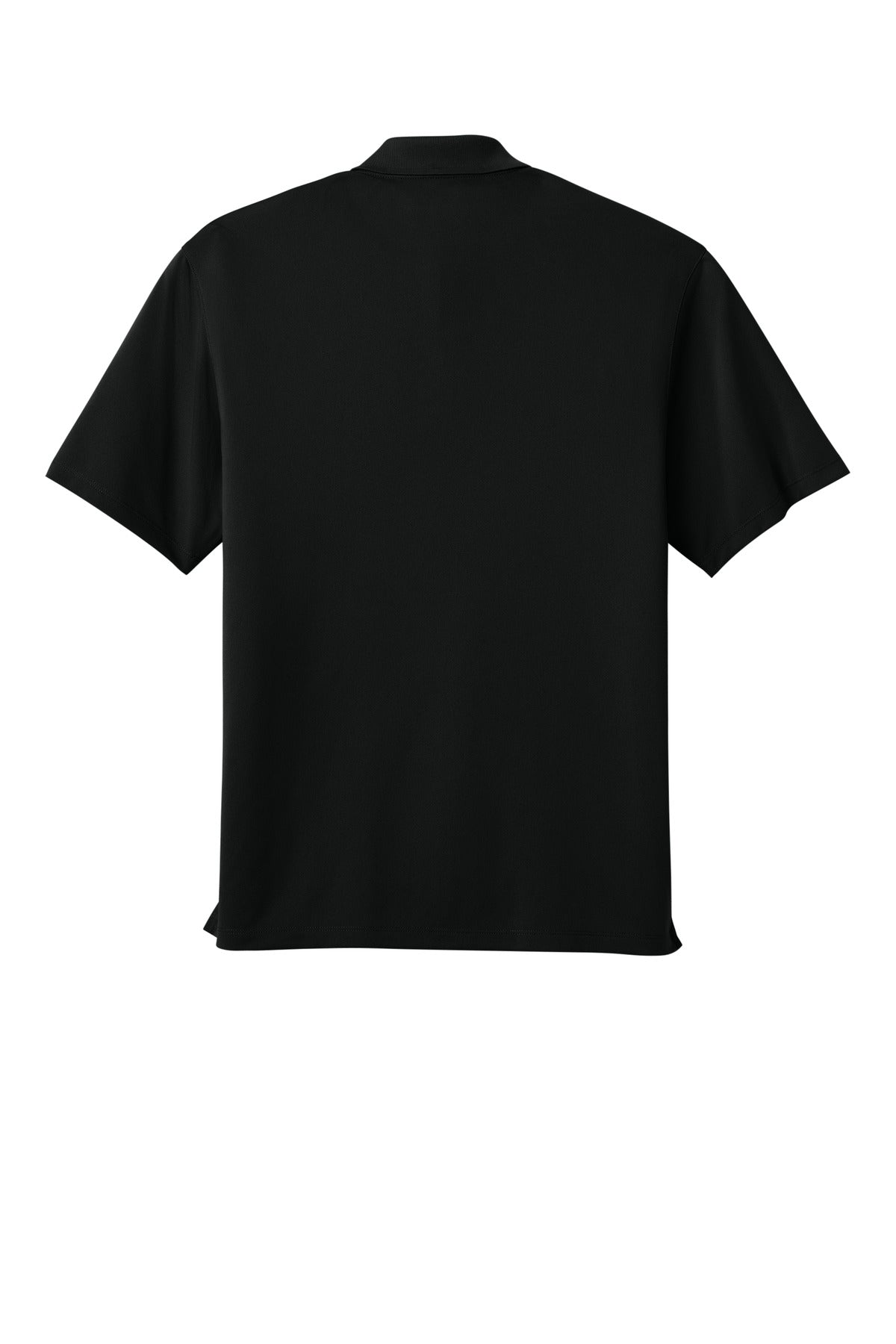 Rear View of DeepBlack Port Authority Tall Wearever Performance Pique Polo TLK240