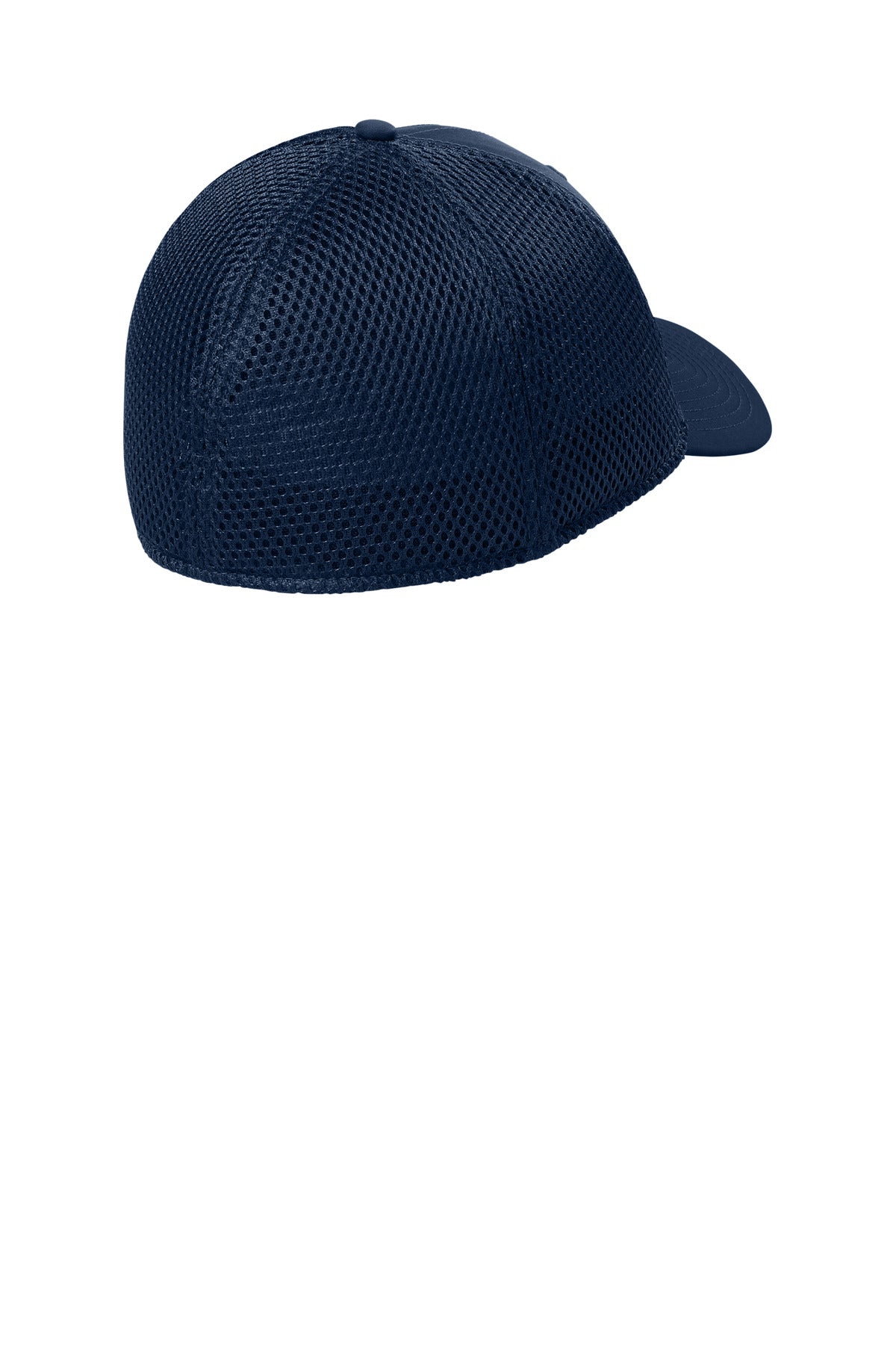 Rear View of DeepNavy New Era 39THIRTY Performance Stretch Mesh Cap NE1130