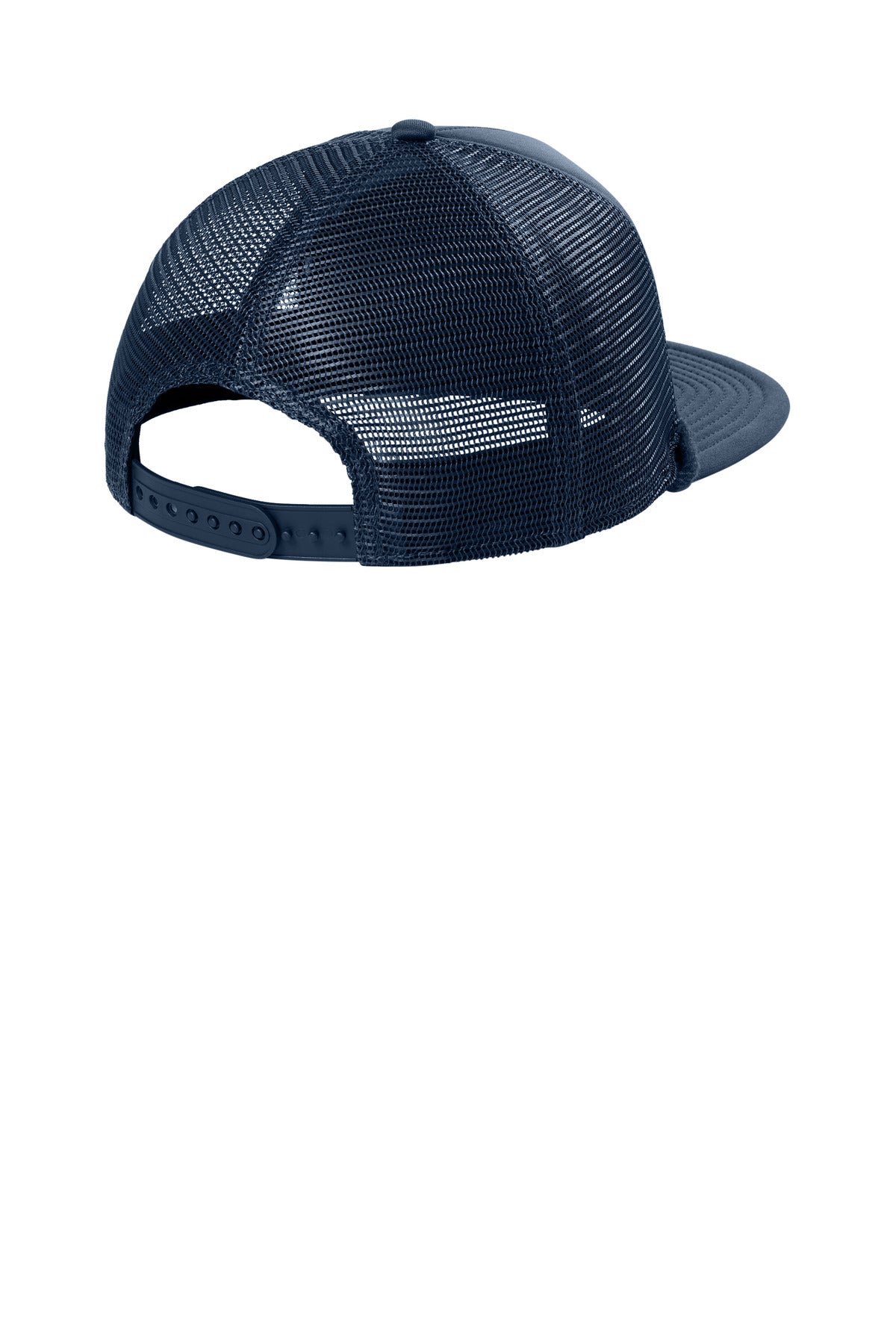 Rear View of DeepNavy New Era Foam Rope Trucker Cap NE410