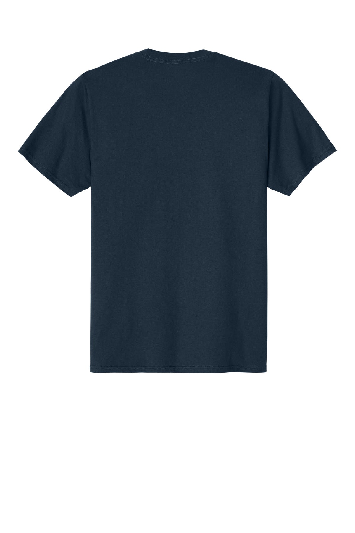 Rear View of DeepNavy Port & Co CVC Tee PC340