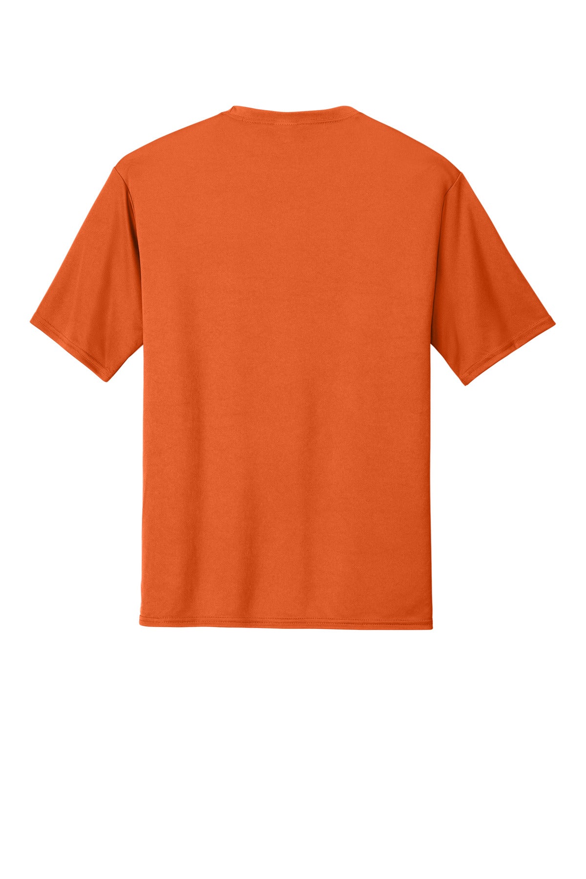 Rear View of DeepOrange Port & Co Performance Tee. PC380