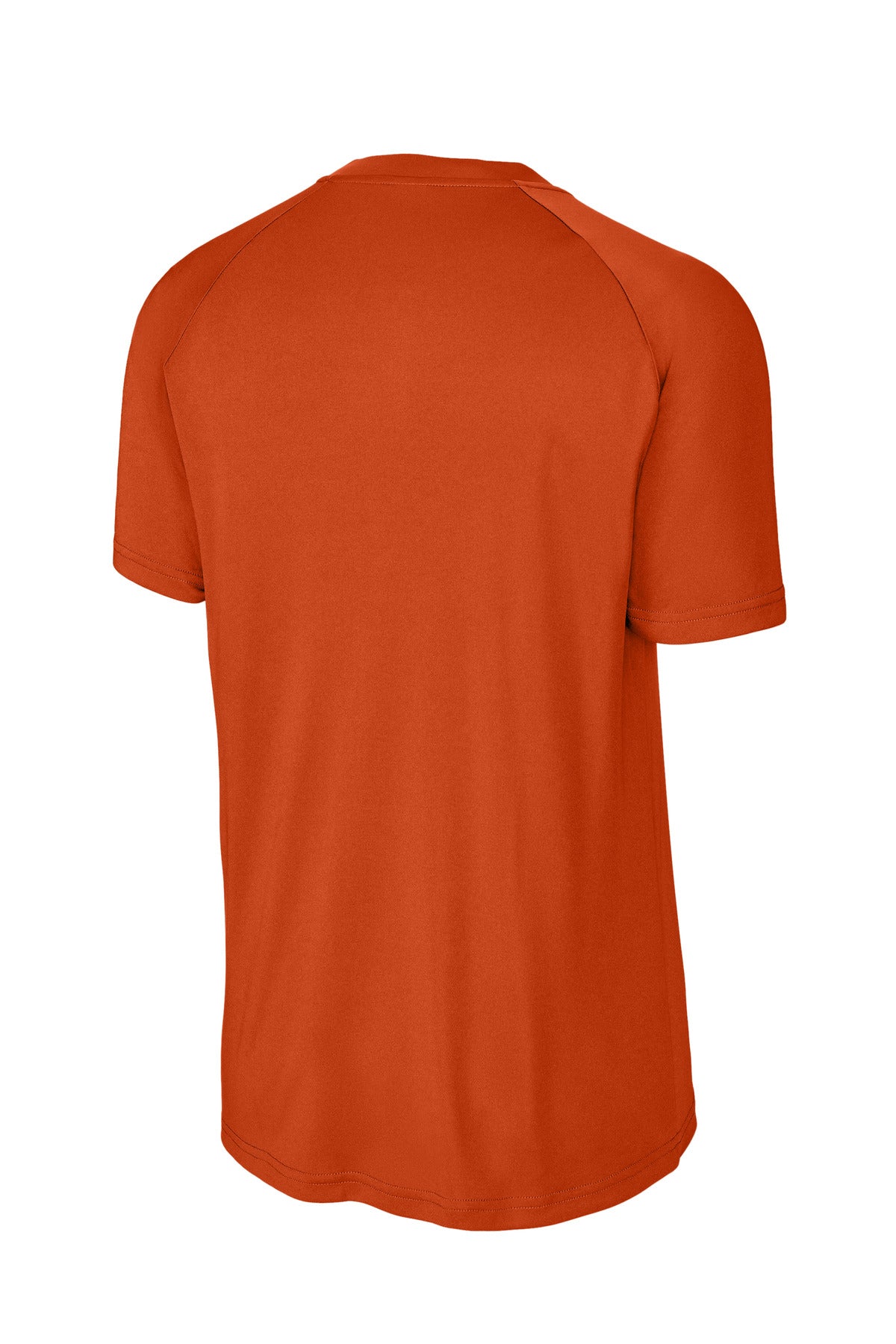Rear View of DeepOrange Sport-Tek PosiCharge Competitor 2-Button Henley ST359
