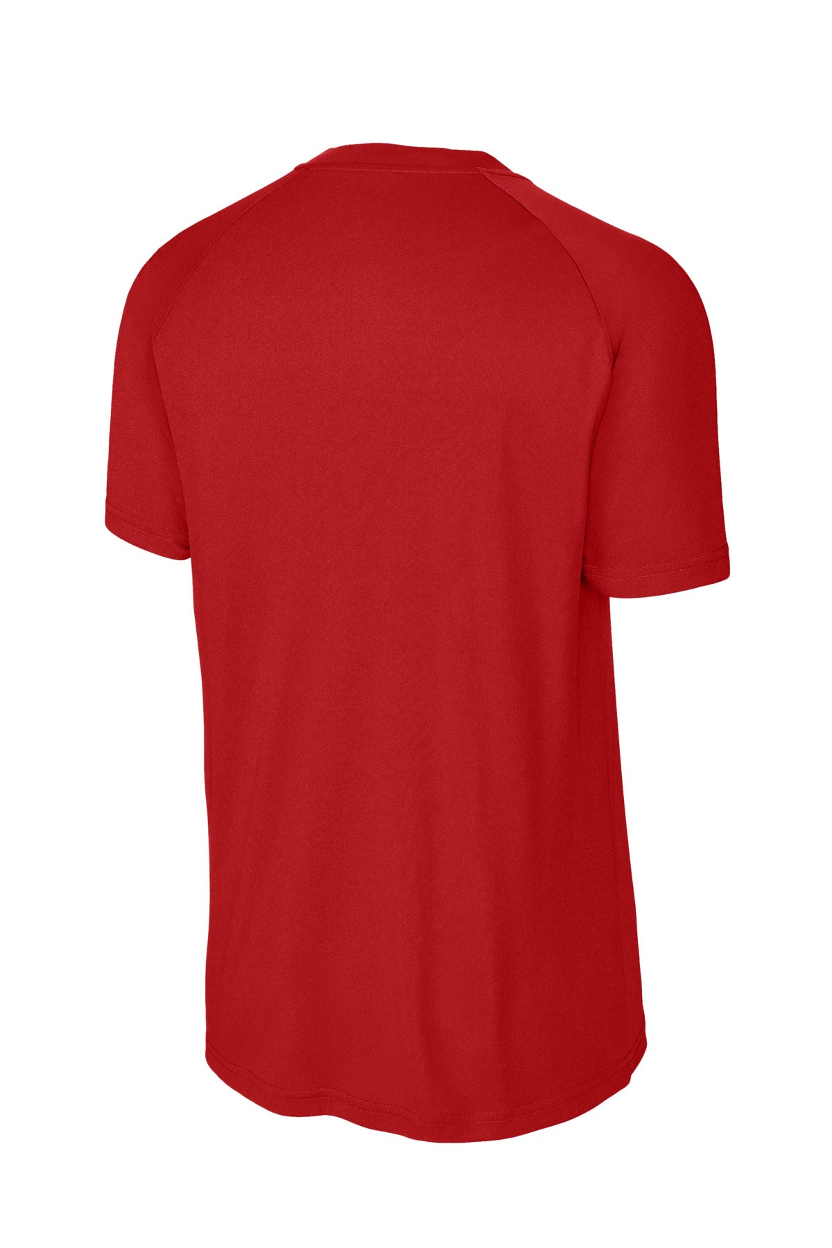 Rear View of DeepRed Sport-Tek PosiCharge Competitor 2-Button Henley ST359