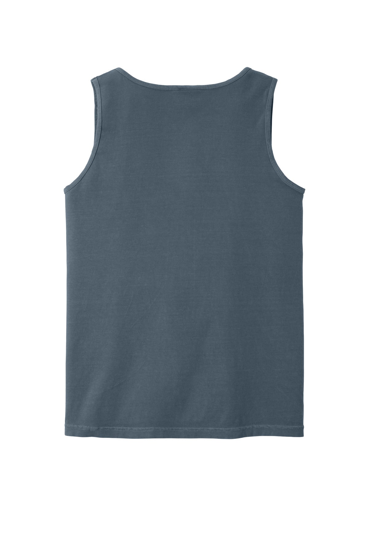 Rear View of Denim COMFORT COLORS Heavyweight Ring Spun Tank Top. 9360