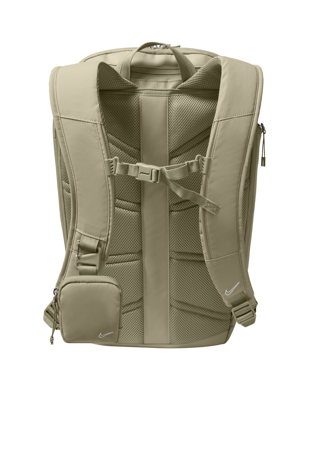 Rear View of DesertKhk Nike Commute Backpack NKFZ6128