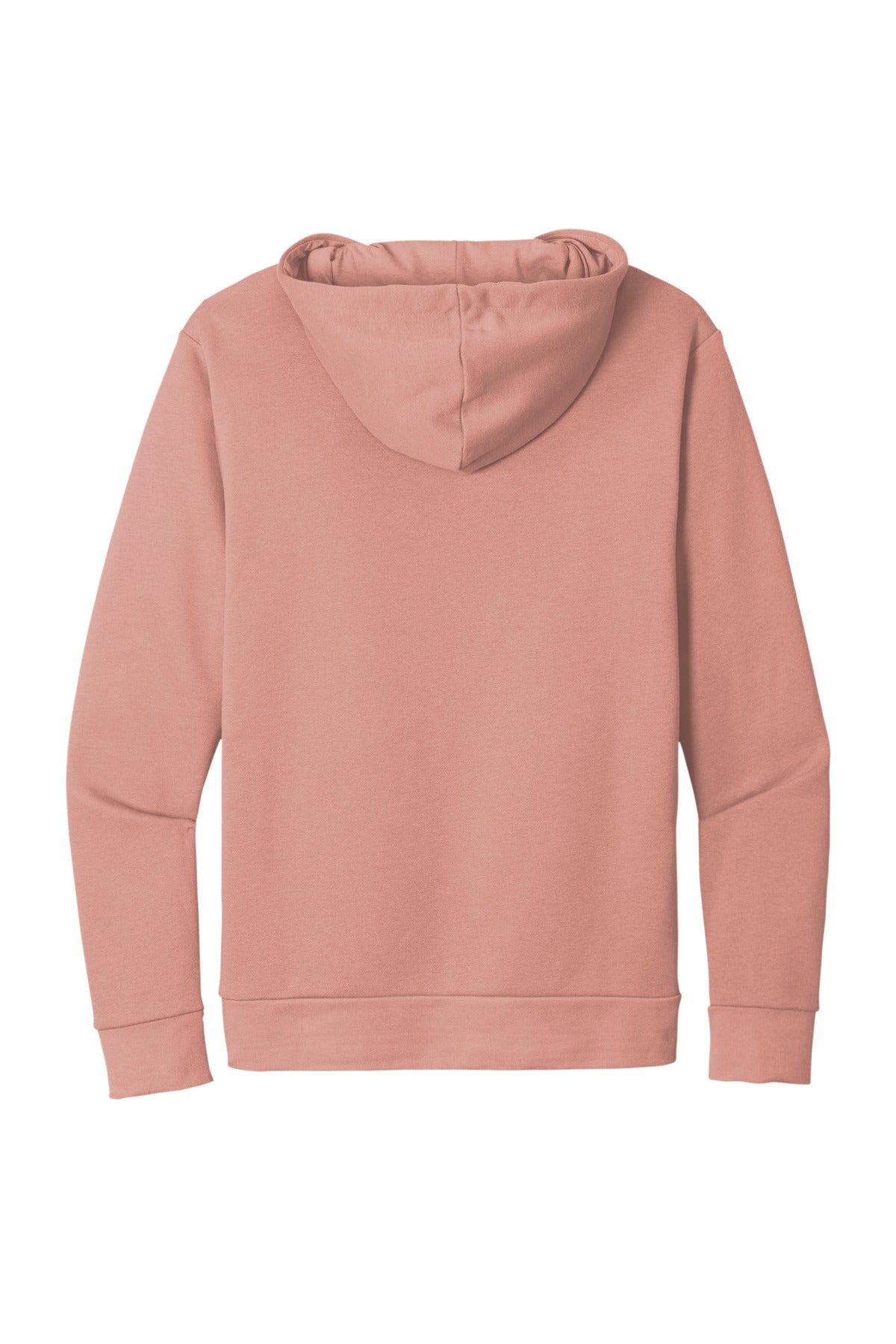 Rear View of DesertPink Next Level Apparel Adult Santa Barbara Pullover Hoodie. NL9303
