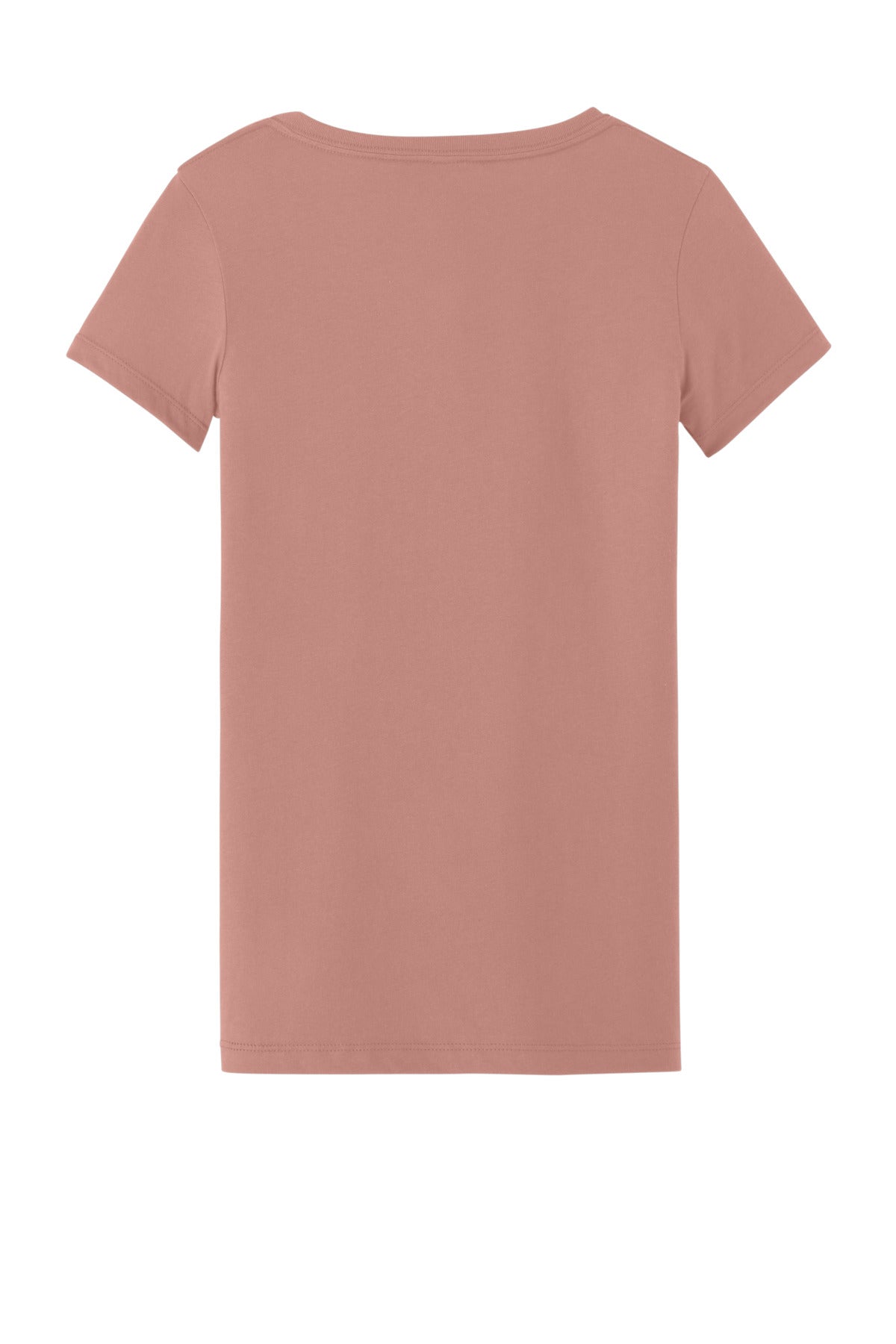 Rear View of DesertPink Next Level Apparel Women's Ideal V-Neck Tee NL1540