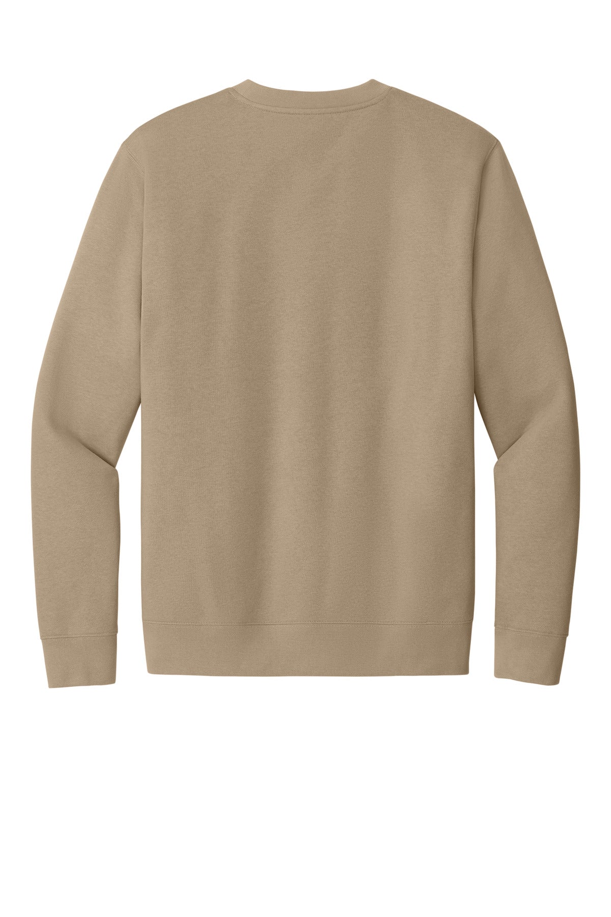 Rear View of DesertTan District V.I.T. Fleece Crew DT6104