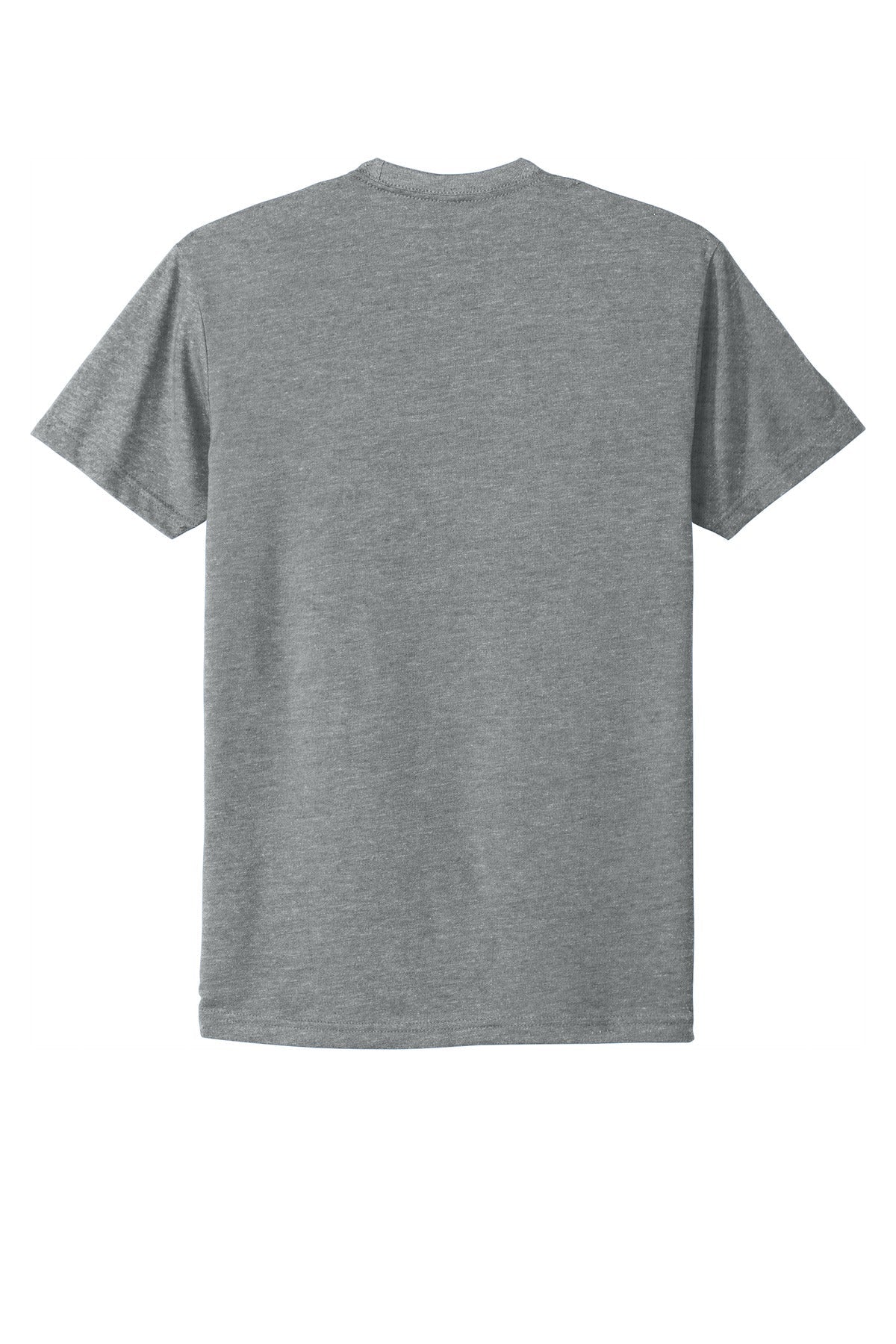Rear View of DkHtGray Next Level Apparel Adult CVC Tee. NL6210