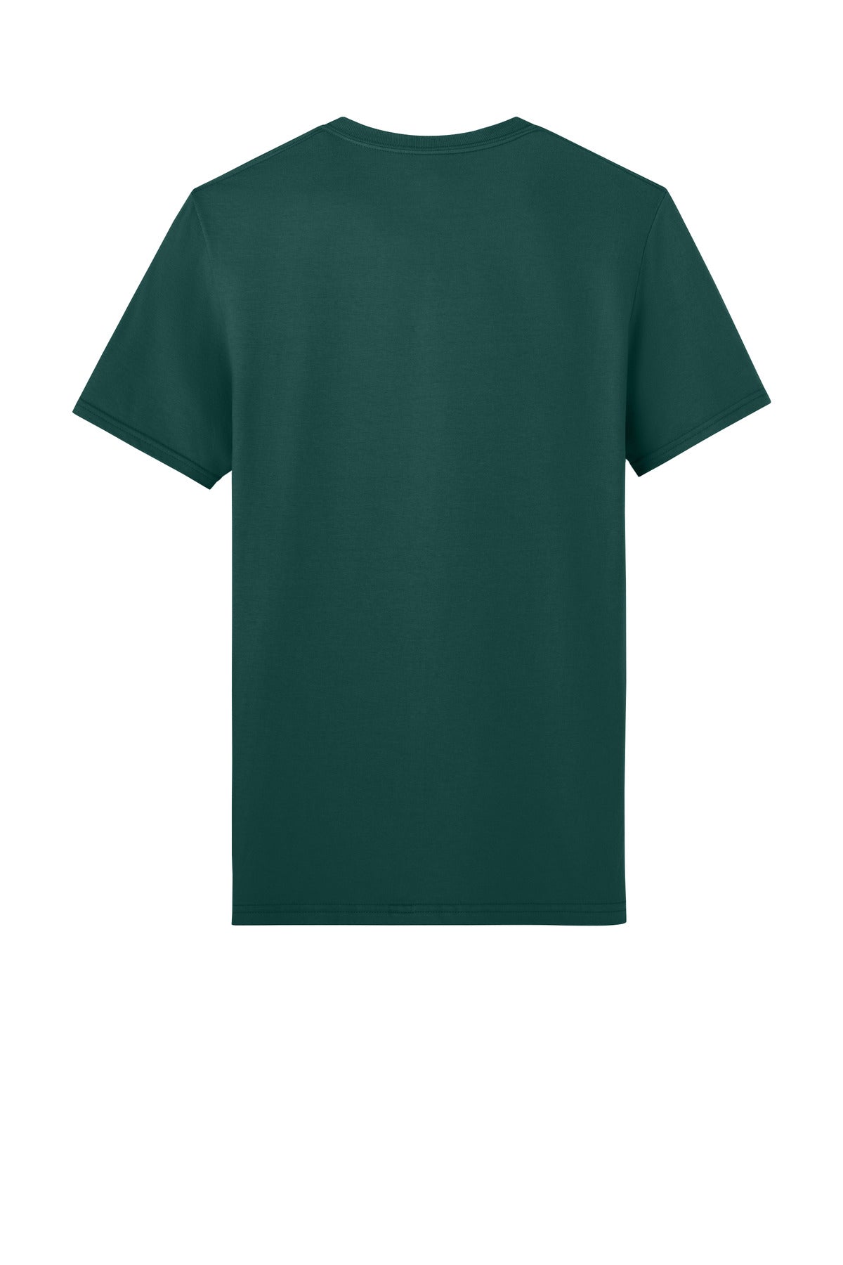Rear View of DpEmerald Jerzees Unisex Premium Combed Ring Spun Cotton Tee 570M