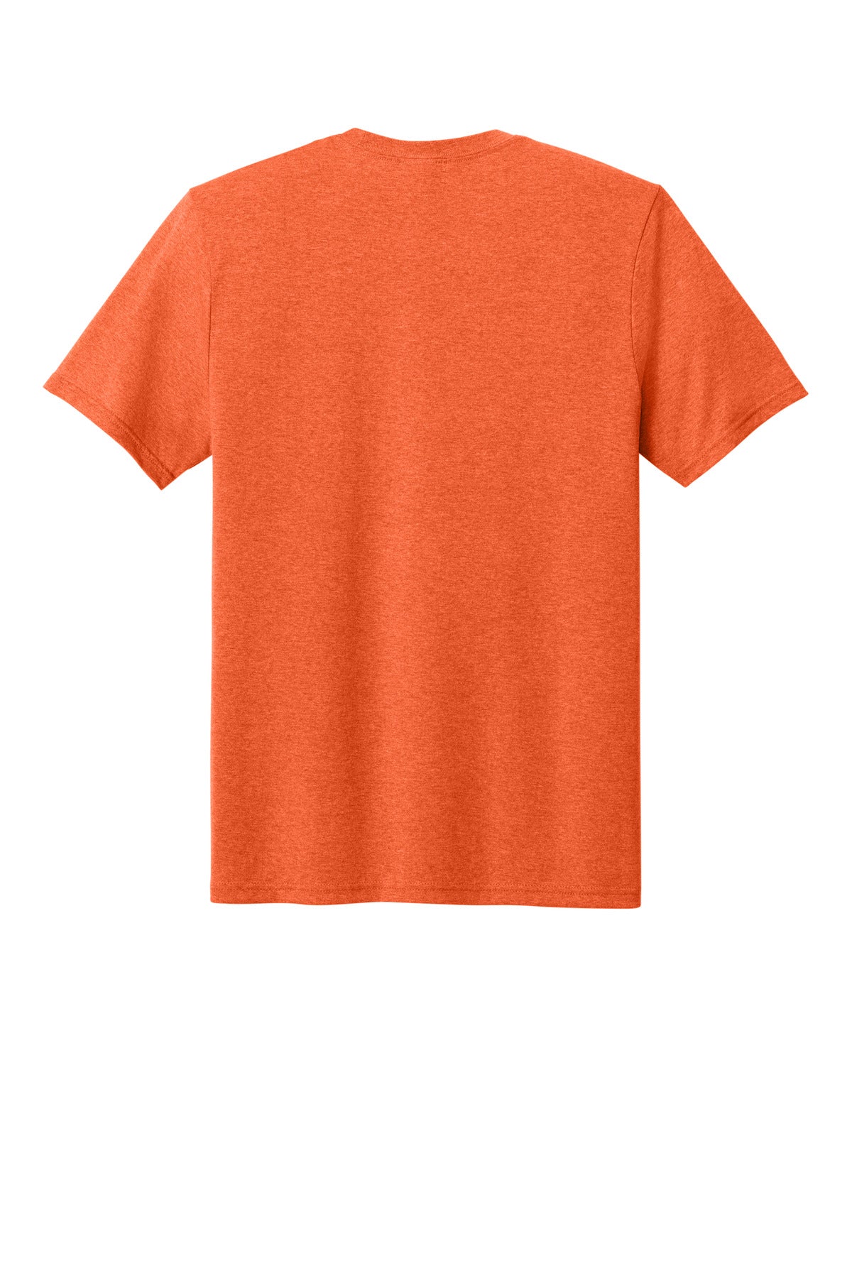 Rear View of DpOrHthr Port & Co Tri-Blend Tee. PC330