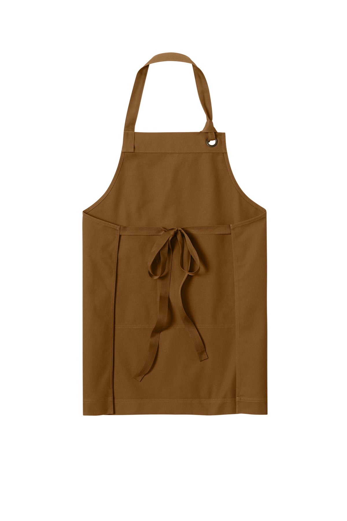 Rear View of DuckBrown Port Authority Signature Heavy Twill Bib Apron A900