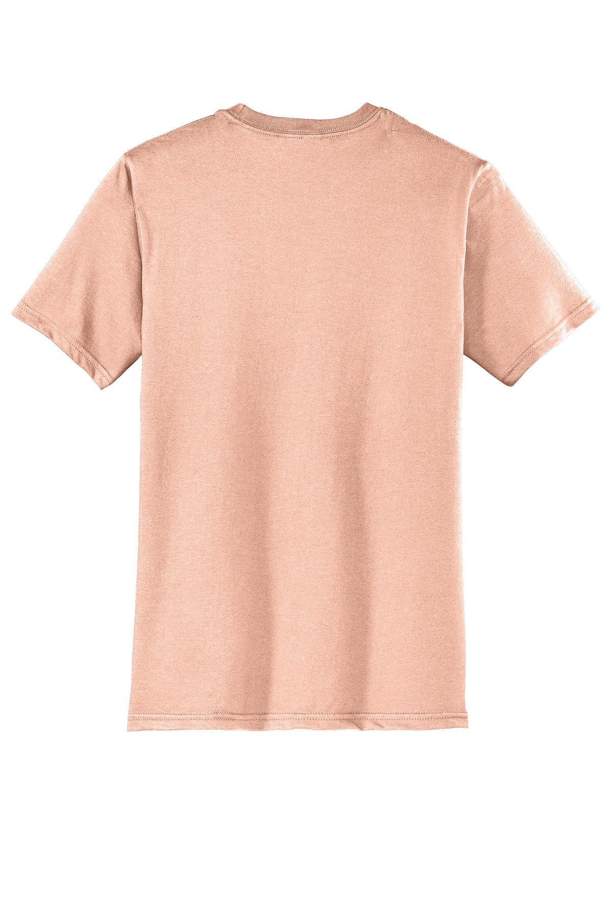 Rear View of Dusty Peach District Very Important Tee . DT6000