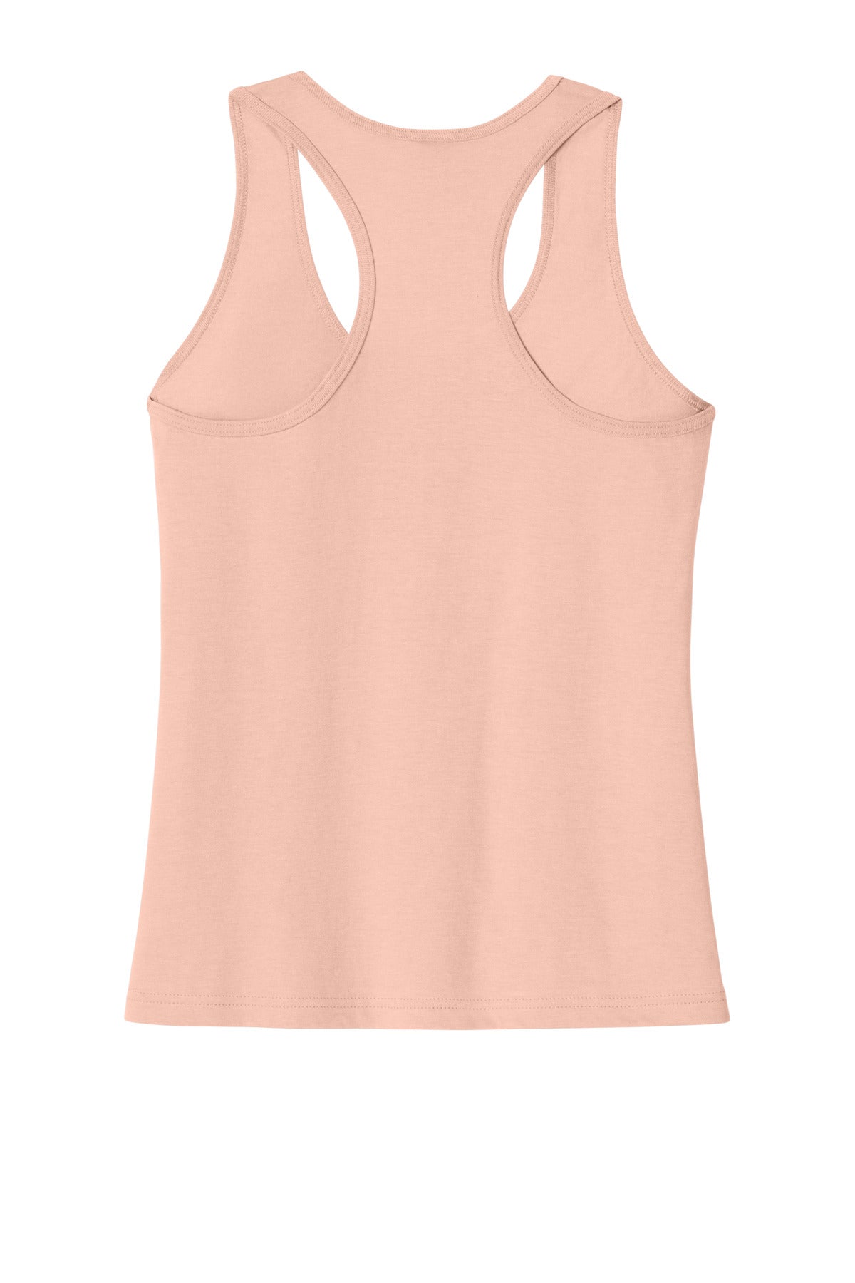 Rear View of DustyRose Gildan Softstyle Women's CVC Racerback Tank 64220LCVC