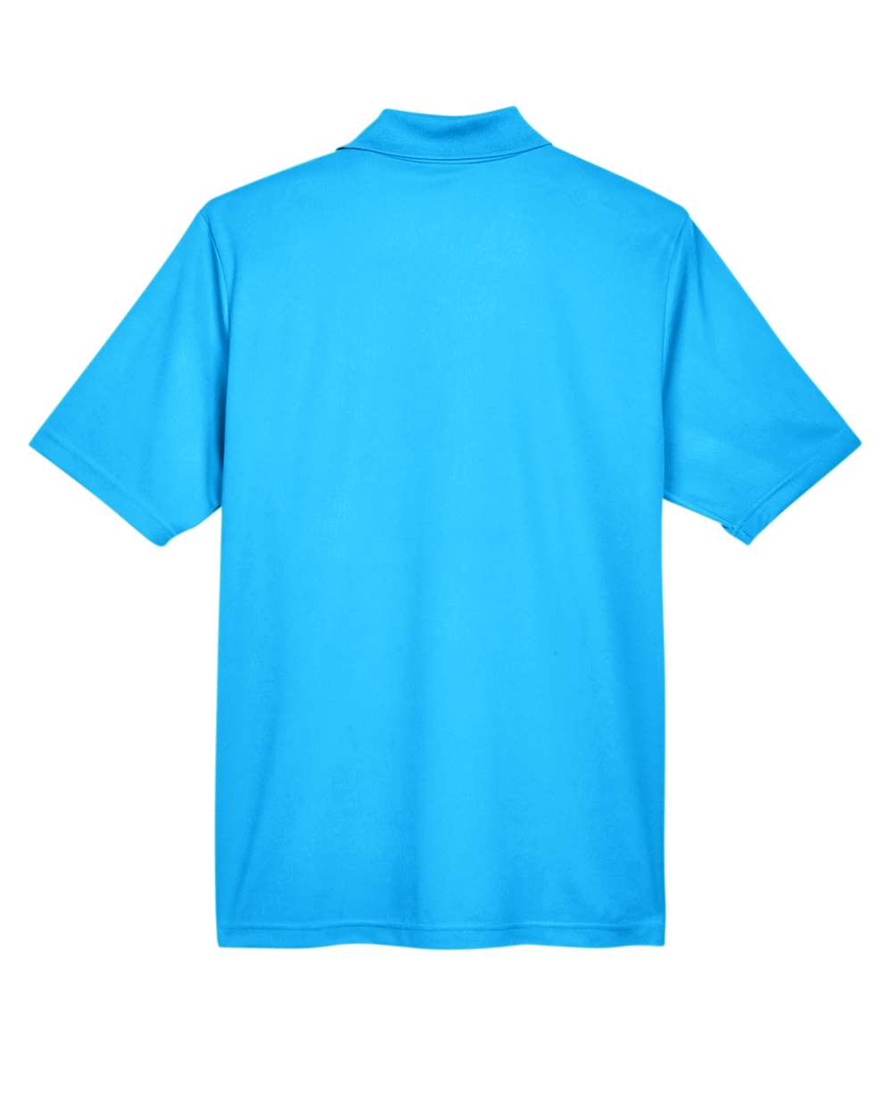 Rear View of Electric Blue Men's Origin Performance Piqué Polo - 88181