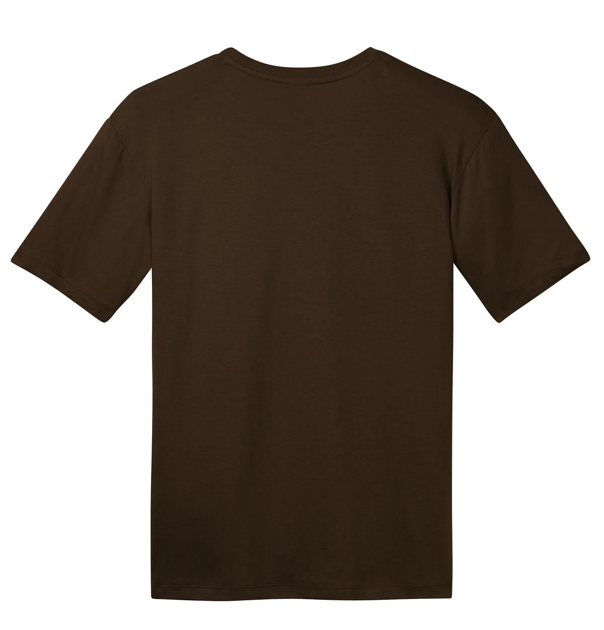 Rear View of Espresso District Perfect Weight Tee. DT104