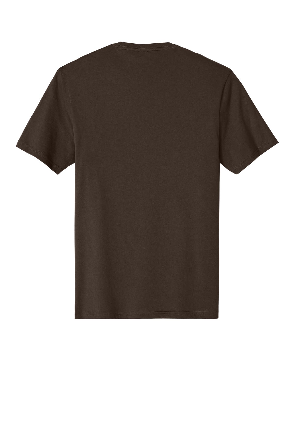 Rear View of Espresso District Perfect Weight Tee. DT104