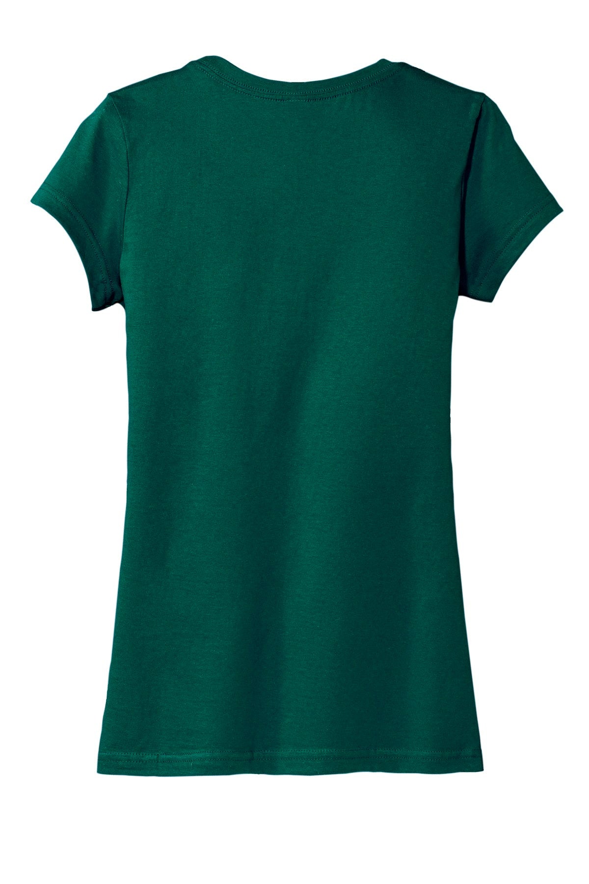 Rear View of Evergreen District Women's Fitted Very Important Tee . DT6001