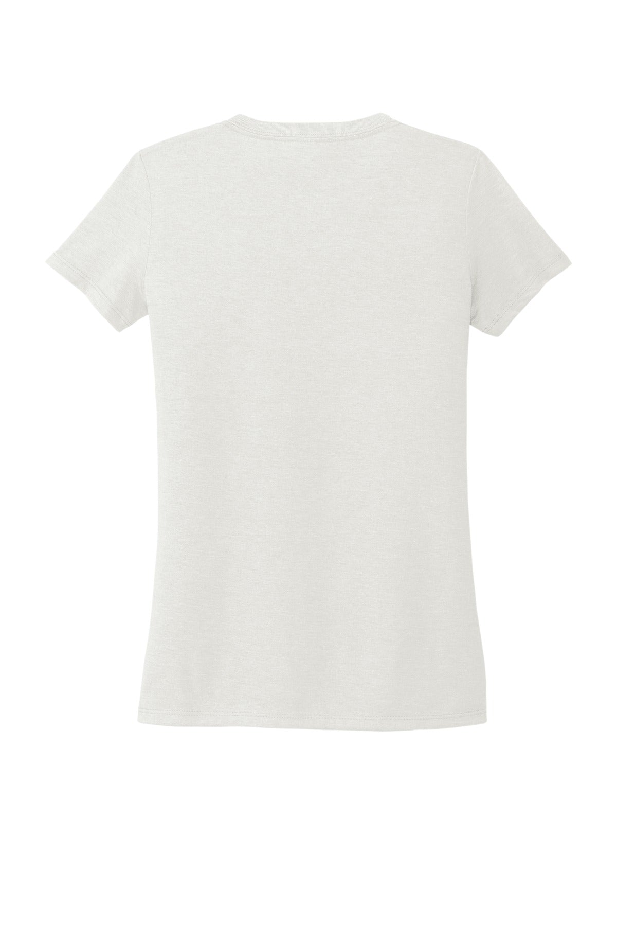 Rear View of Fairly White Allmade Women's Tri-Blend V-Neck Tee AL2018
