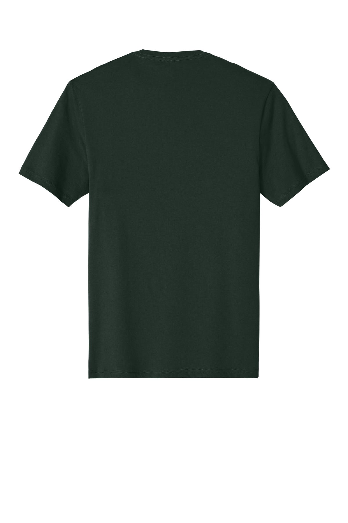 Rear View of Forest Green District Perfect Weight Tee. DT104