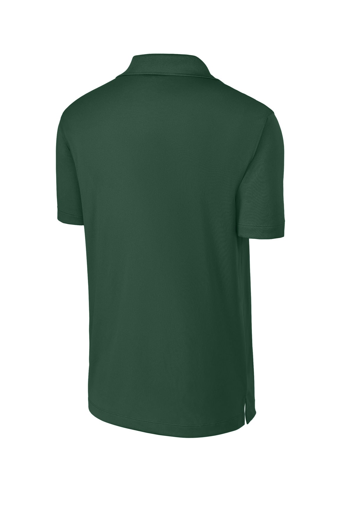 Rear View of Forest Green Sport-Tek Micropique Sport-Wick Polo. ST650