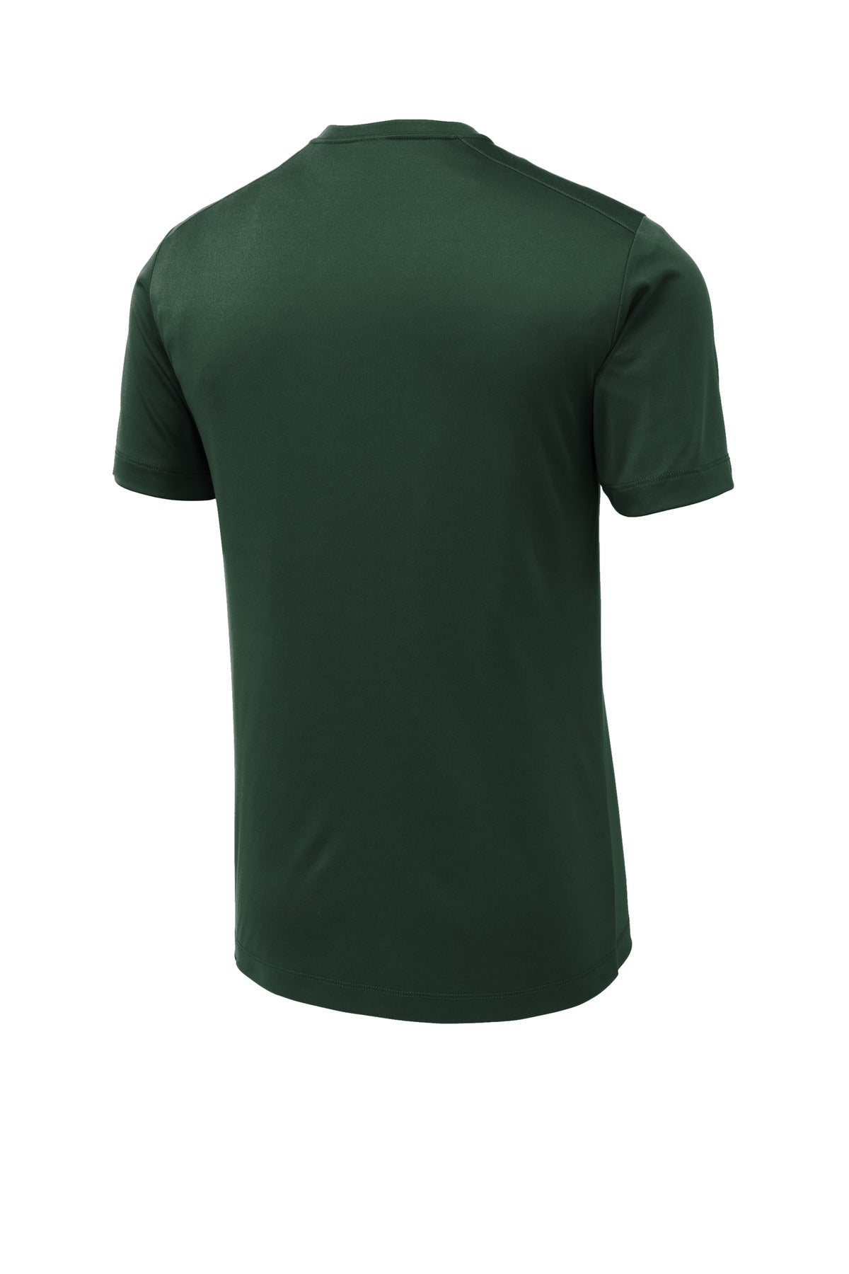 Rear View of Forest Green Sport-Tek Posi-UV Pro Tee. ST420