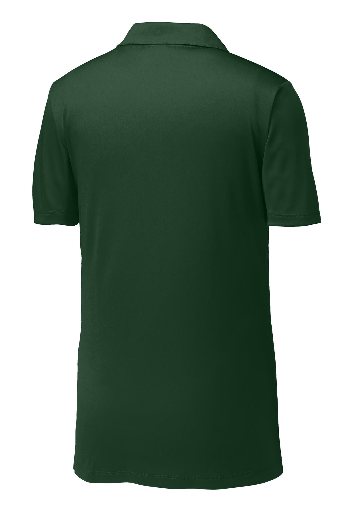 Rear View of Forest Green Sport-Tek PosiCharge Competitor Polo. ST550