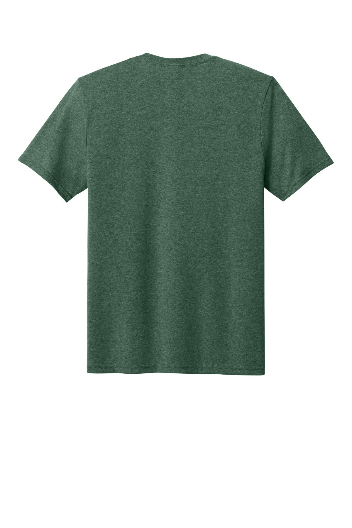 Rear View of ForestGnHt Port & Co Tri-Blend Tee. PC330