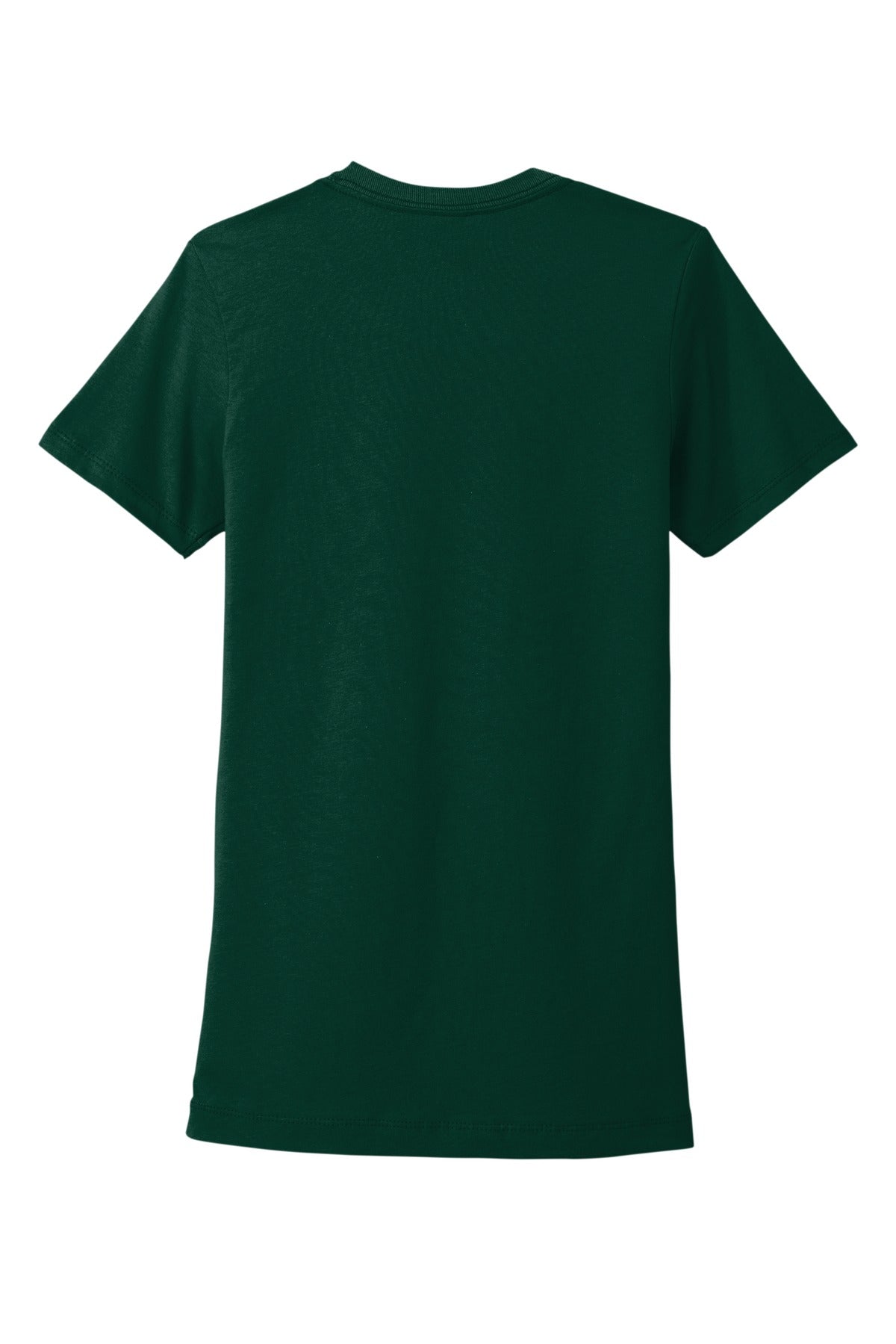 Rear View of ForestGrn Next Level Apparel Women's Cotton Tee. NL3900