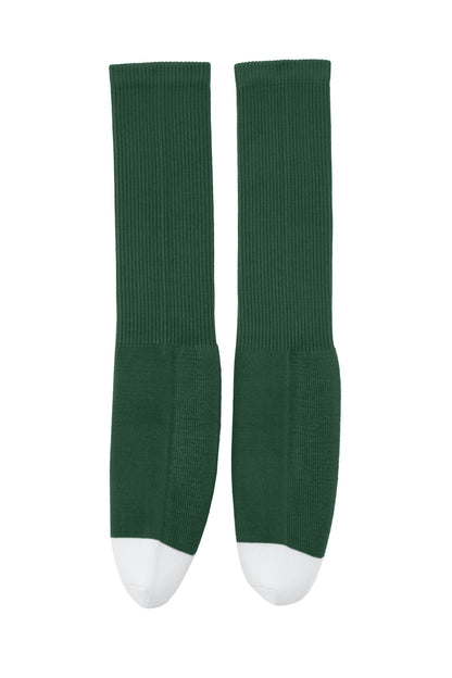Rear View of ForestGrn Sport-Tek All Sport OTC Socks STA05