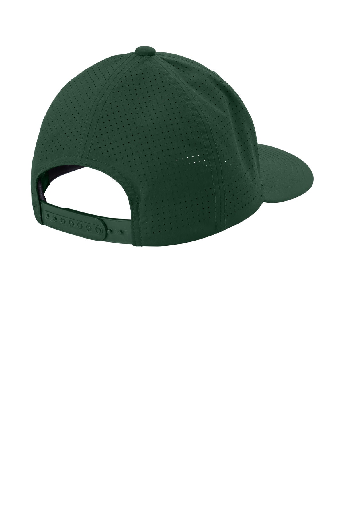Rear View of ForestGrn Sport-Tek Pro-Cut Adjustable Cap STC65