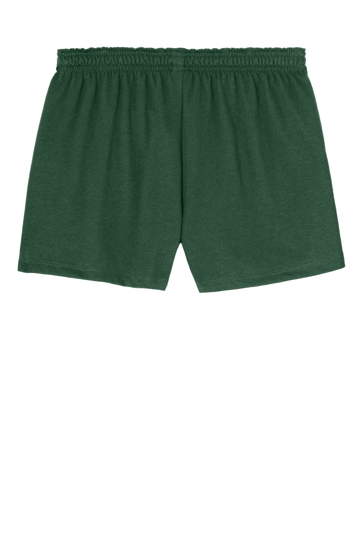 Rear View of ForestGrn Sport-Tek Women's Jersey Knit Squad Short LST311