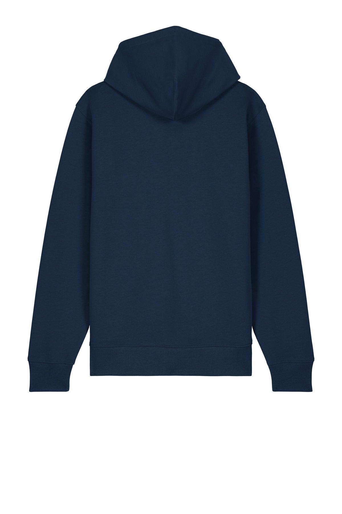 Rear View of FrenchNavy Stanley/Stella Unisex Cultivator 2.0 Full-Zip Hooded Sweatshirt SXU005