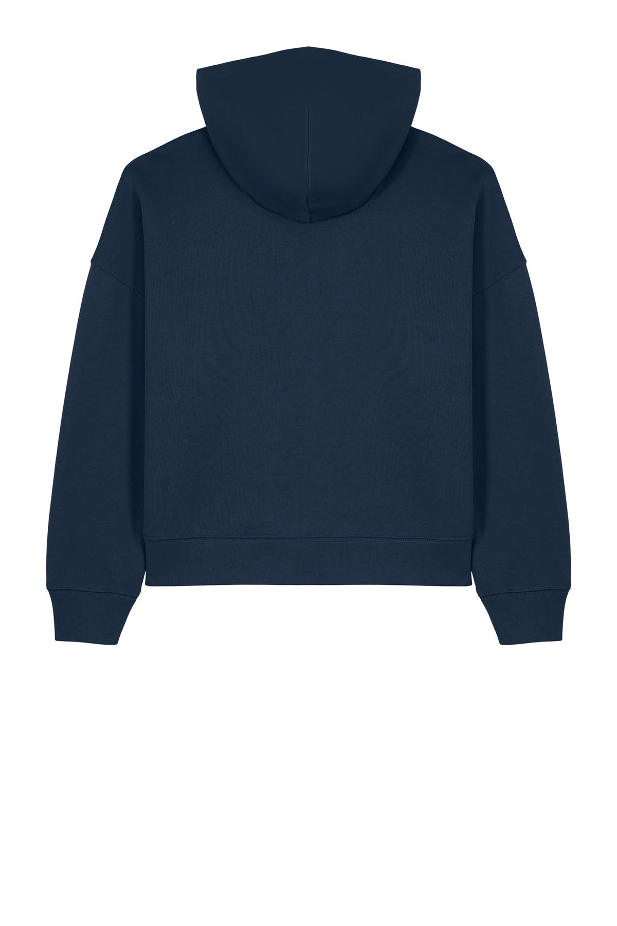 Rear View of FrenchNavy Stanley/Stella Women's Stella Nora Hooded Sweatshirt SXW035
