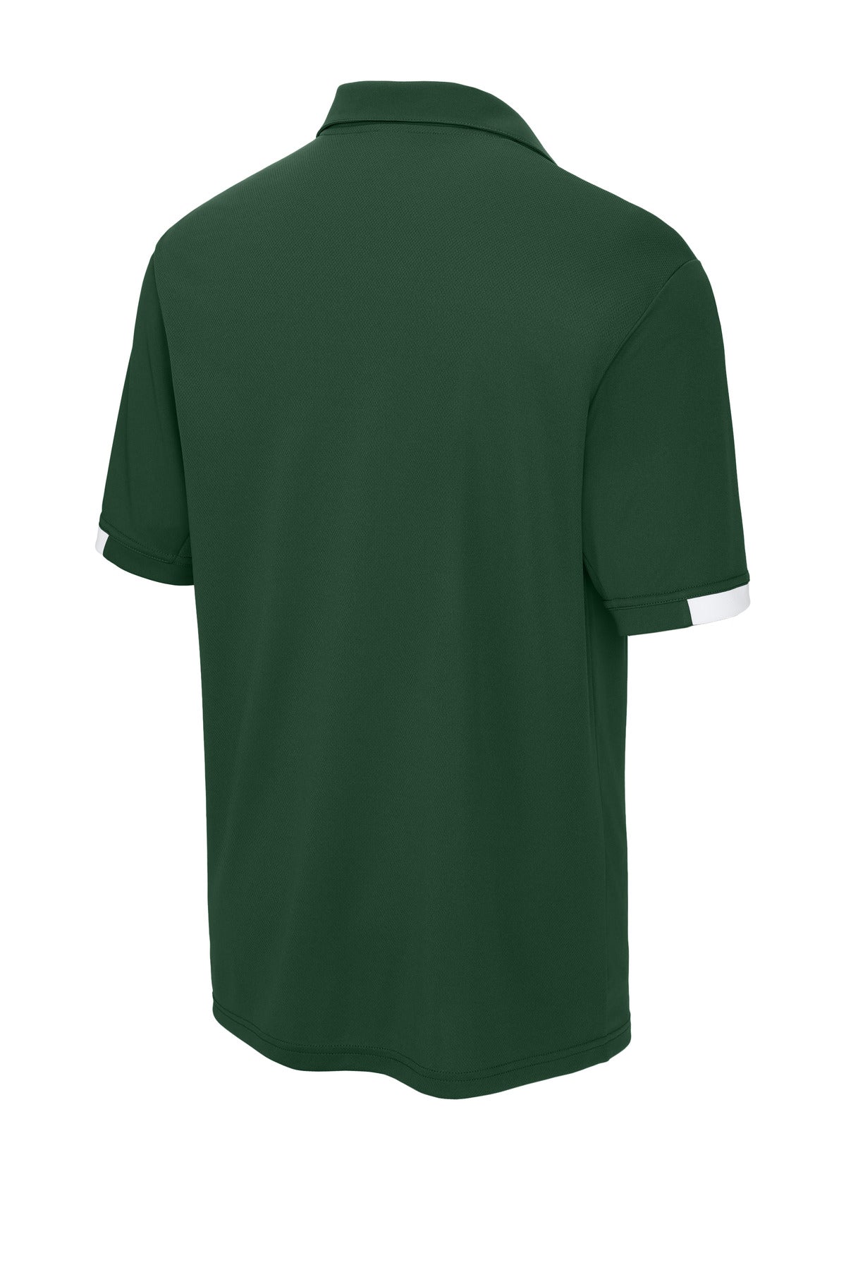 Rear View of FrGn/White Sport-Tek Club Colorblock Polo ST444