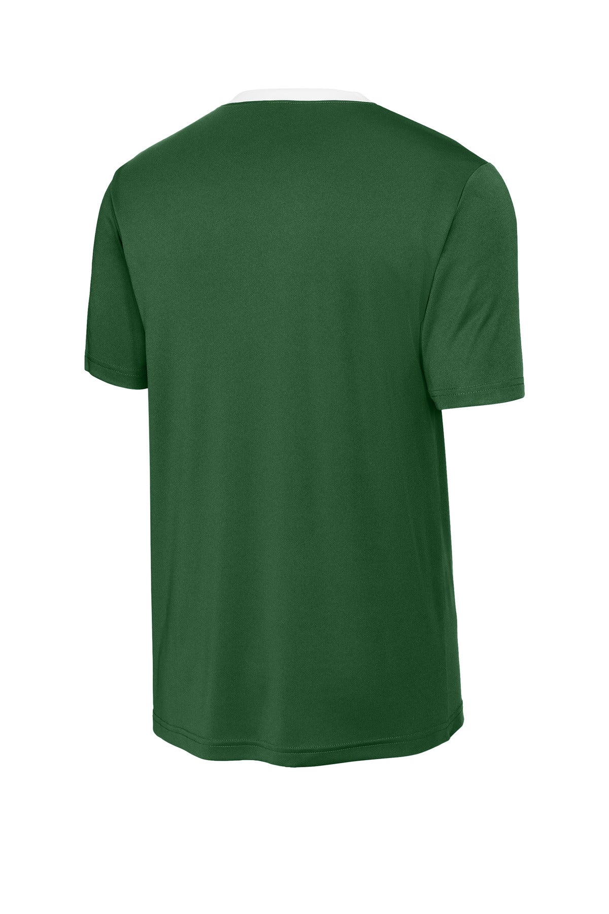 Rear View of FrGn/White Sport-Tek Competitor United Crew ST100