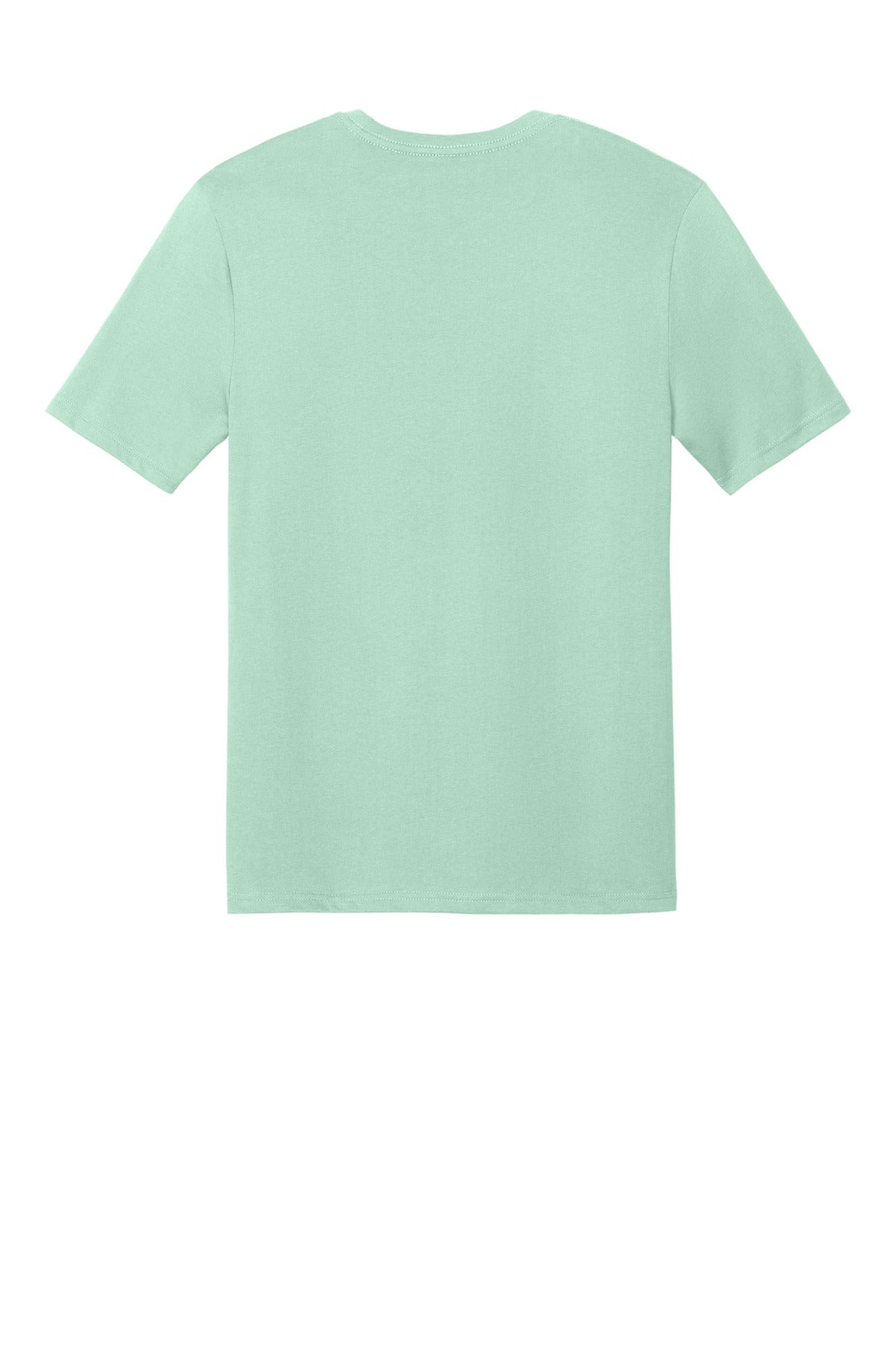 Rear View of FrostdMint District Perfect Weight CVC Tee DT184