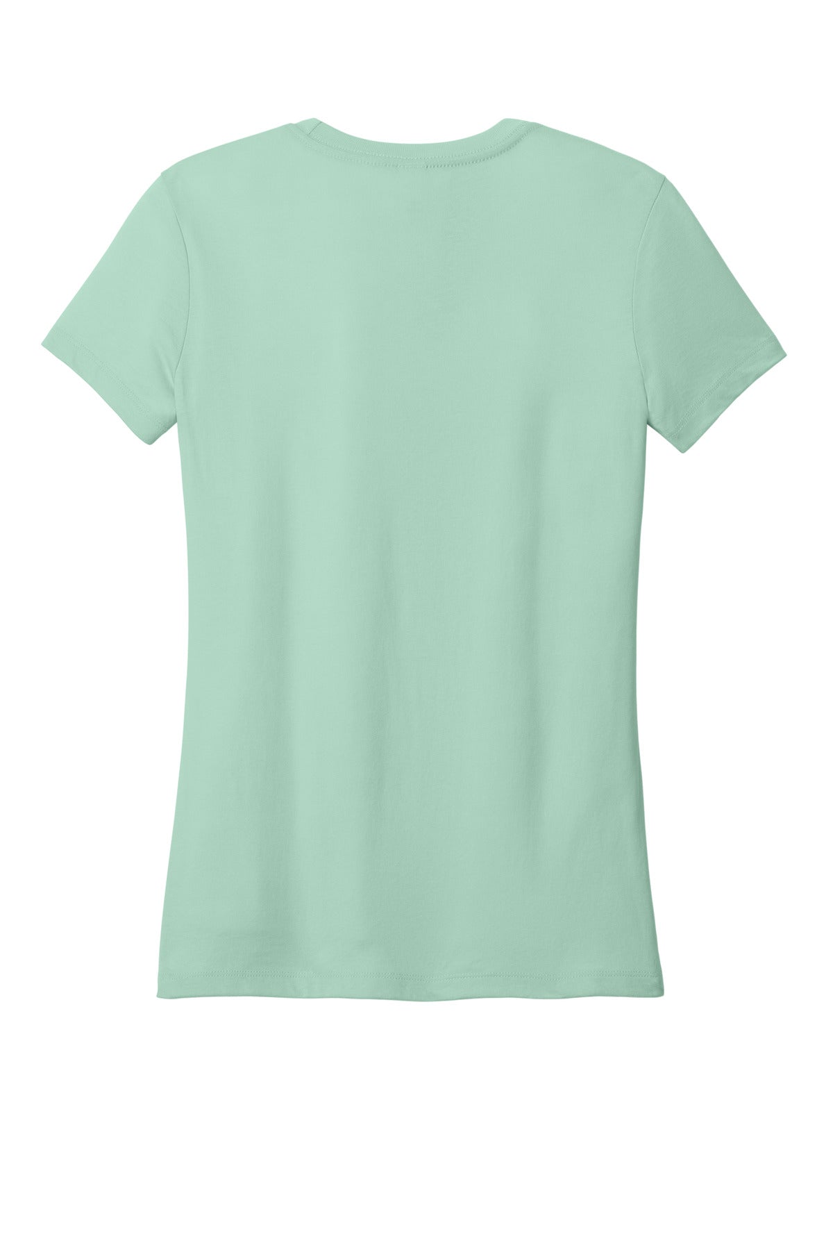 Rear View of FrostdMint District Women's Perfect Weight CVC Tee DT188