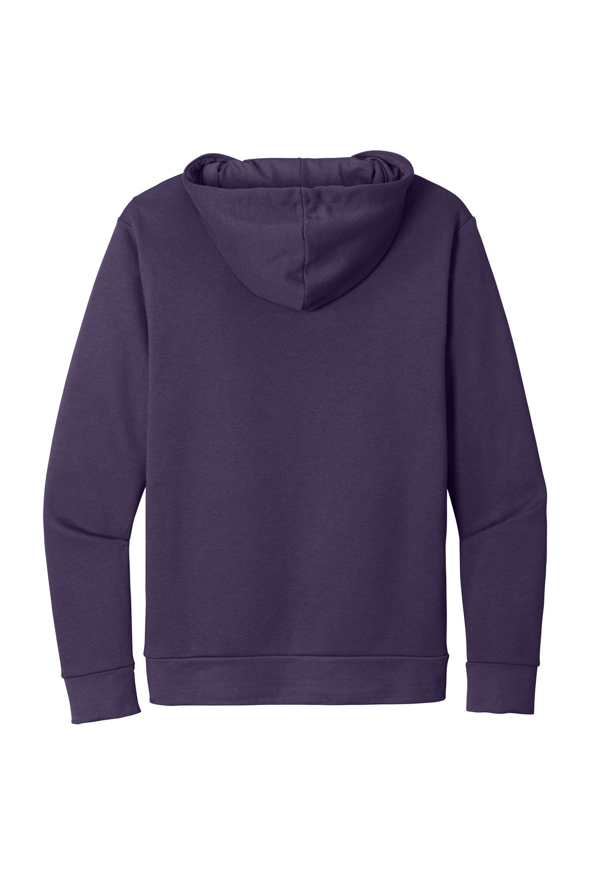 Rear View of GalaxyPrpl Next Level Apparel Adult Santa Barbara Pullover Hoodie. NL9303