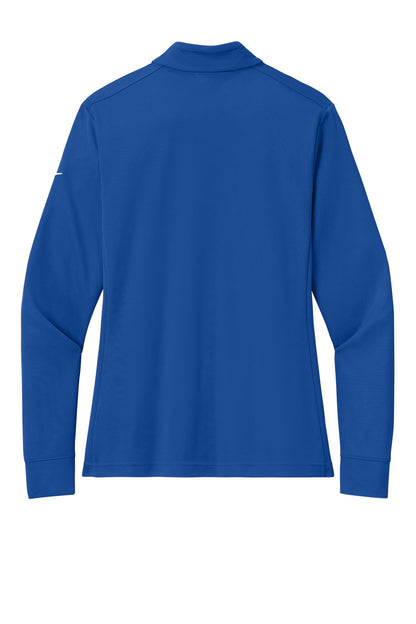 Rear View of GameRoyal Nike Women's Essential 1/2-Zip Cover-Up NKHM7969